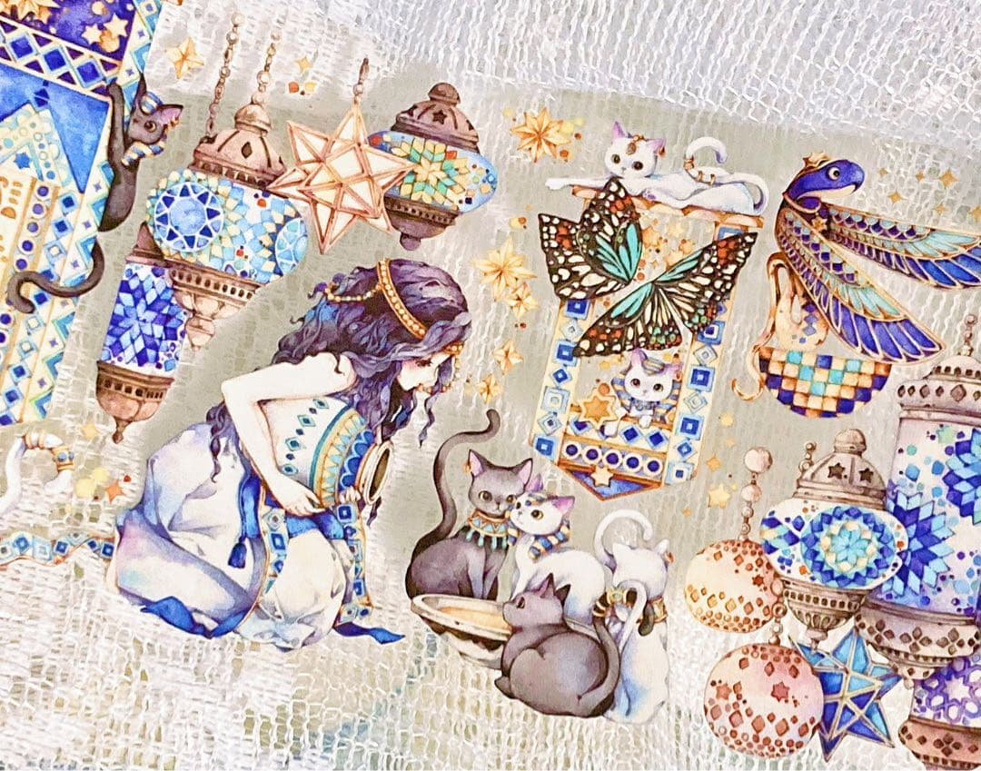 海外マステ マスキングテープ 切り売り 獅子さん・女の子・動物 - メルカリ