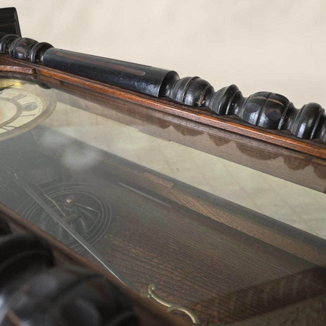 柱時計 ゼンマイ式 レトロ アンティーク