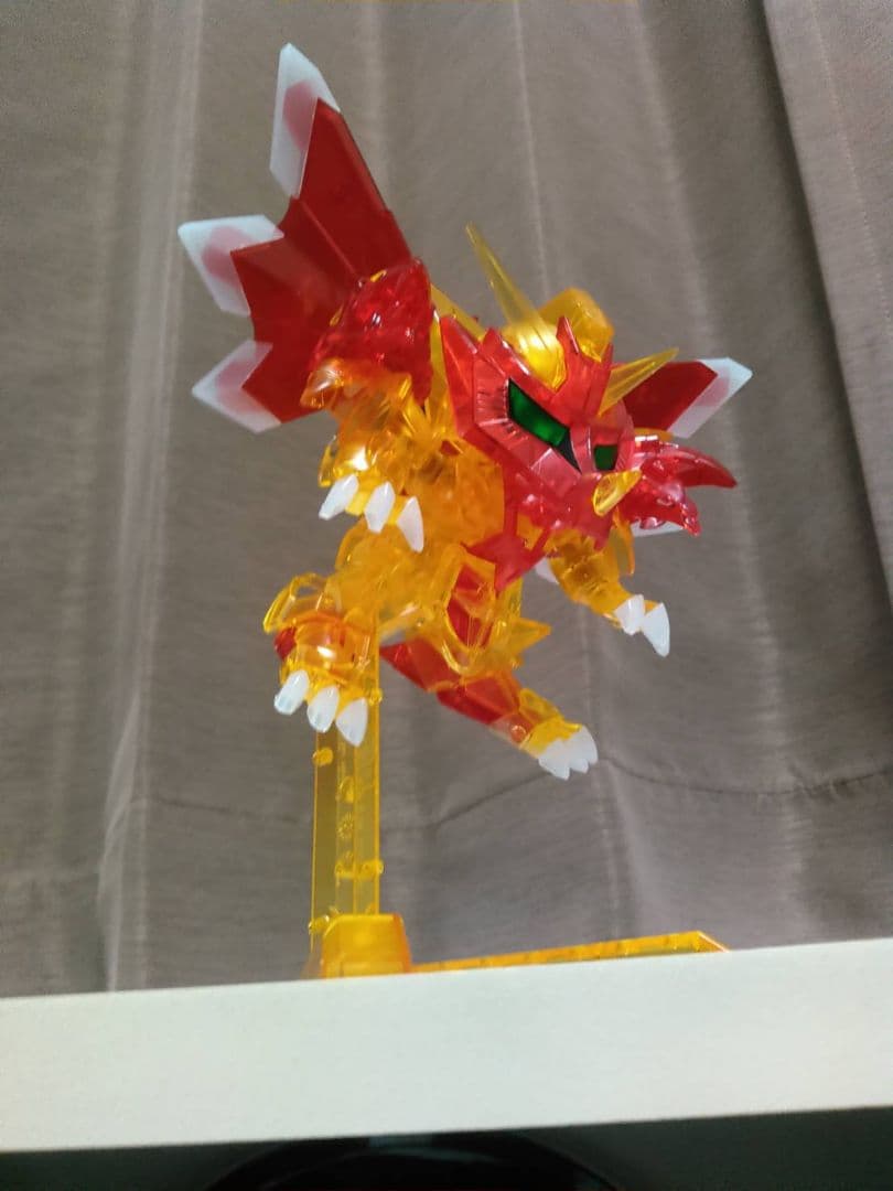 ガンダムベース限定　騎士スペリオルドラゴン（クリアカラー）組立済み