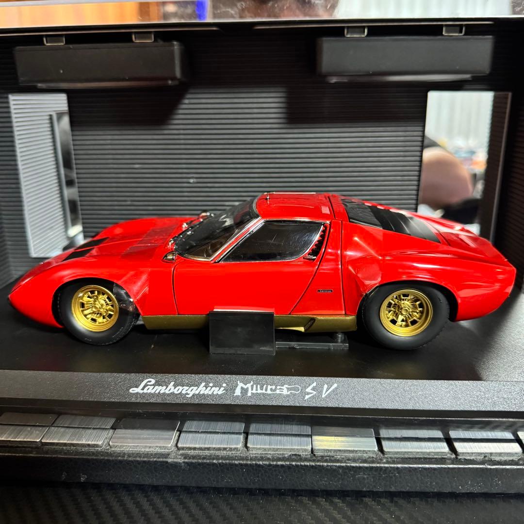 未展示品 京商 1/18 ランボルギーニ ミウラ P400 SV レッド