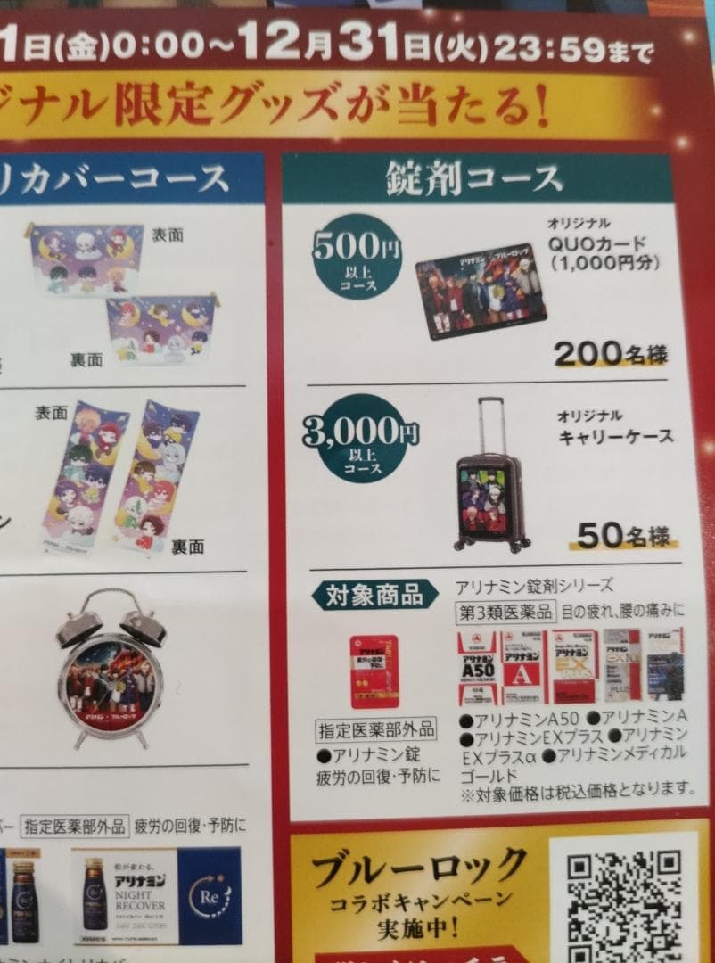 ブルーロック　キャリーケース 非売品