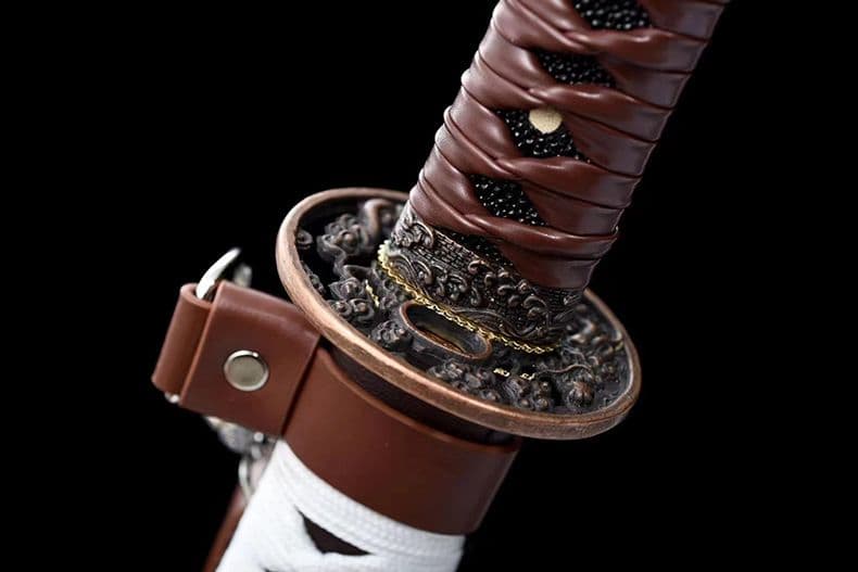 1066-武具 刀装具 日本刀　模造刀 居合刀 武士道 武蔵 鑑賞用 手鍛造打