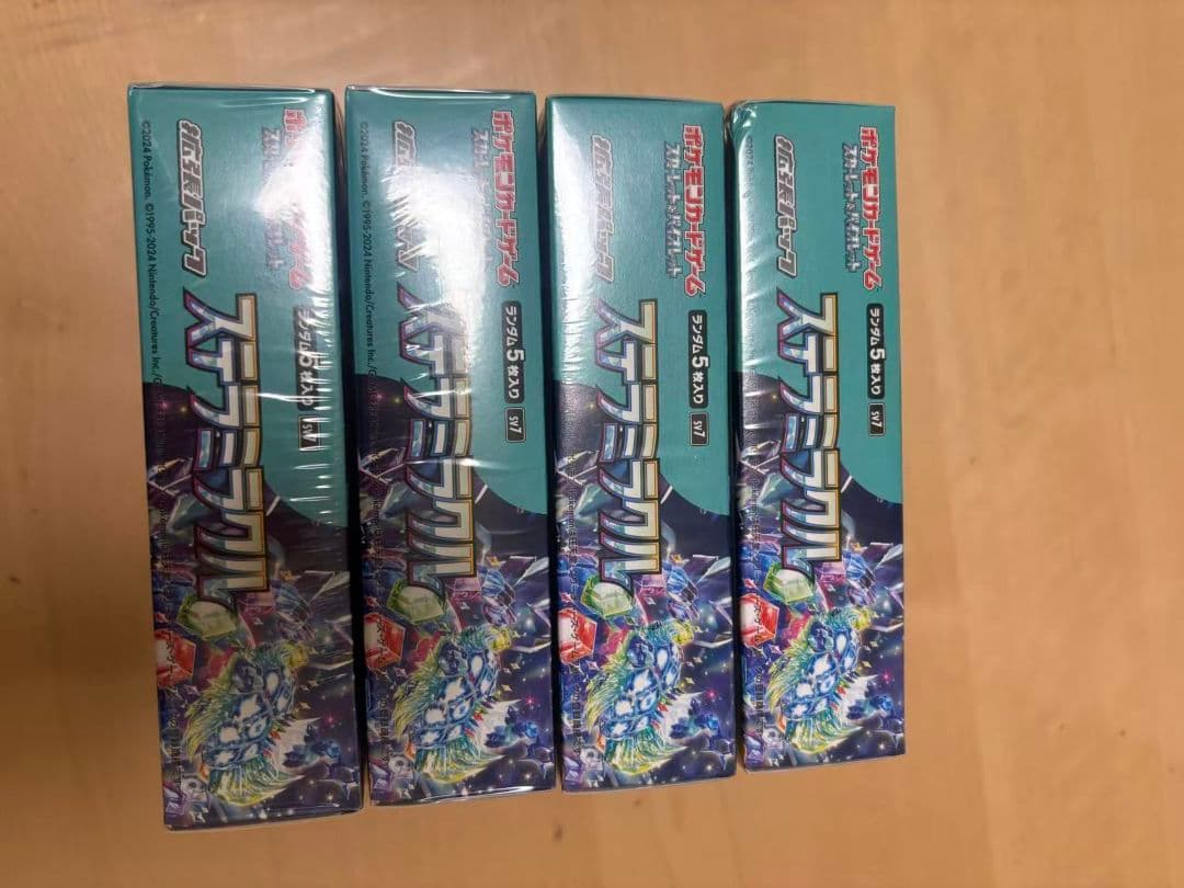 ポケモンカードゲームステラミラクル4BOX　未開封