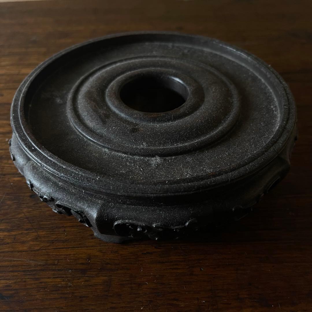 益子の伝統工芸作家、宮澤章氏の手付平鉢。和の美が調和した味わい深い