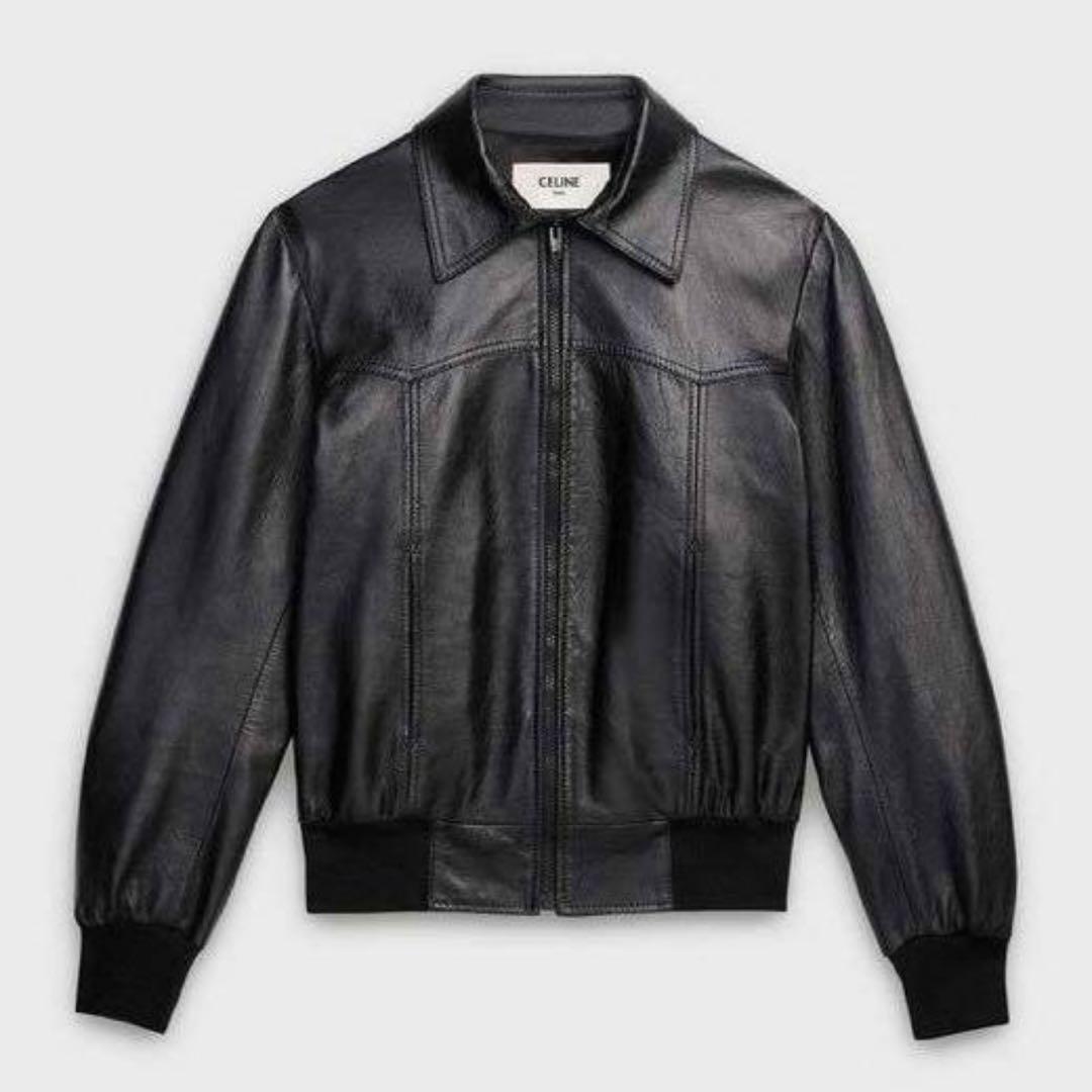 新品未使用 21SS CELINE セリーヌ レザージャケット 44 エディ