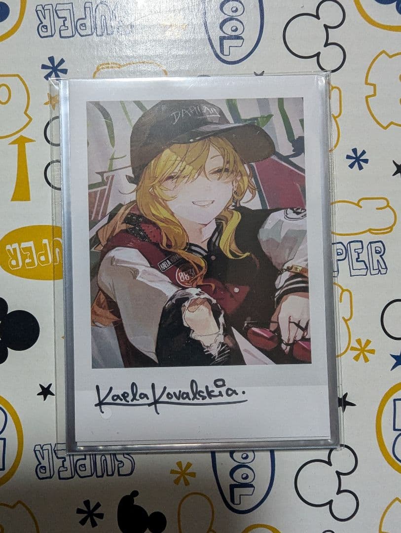 ホロライブ カエラ・コヴァルスキア 2024年誕生日記念 直筆サイン