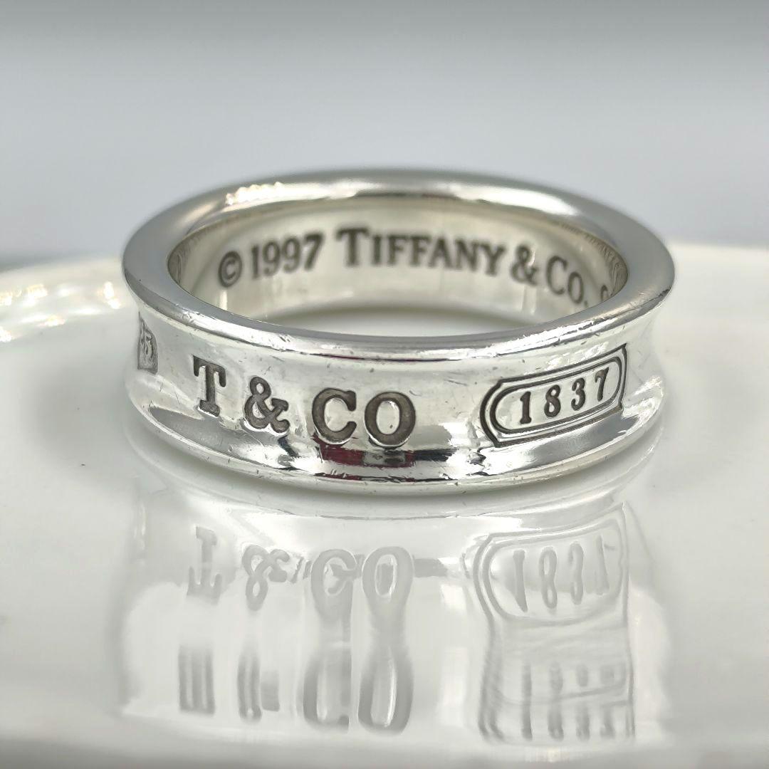 極美品✨Tiffany&Co. 1837 ナローリング 22号 シルバー925