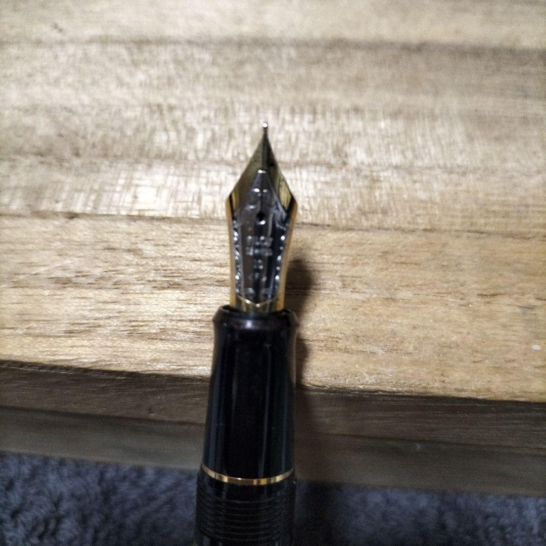 18Ｋ PILOT ゴールド ストライプ万年筆