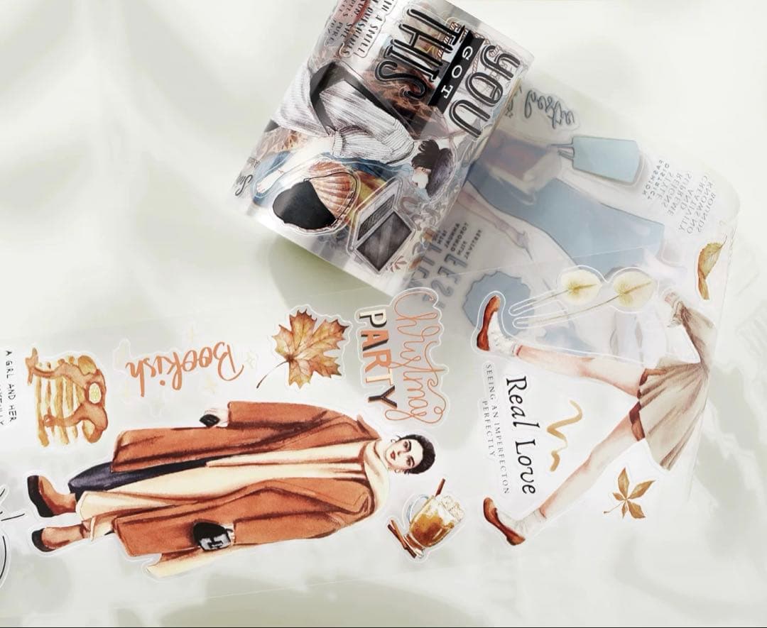 ⭐️SALE⭐️WT《行走的艺术》海外マスキングテープ　マステ 【2164】