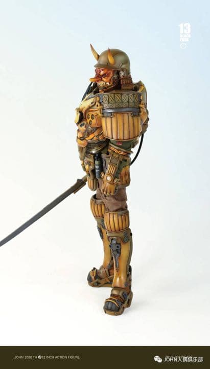 ブラック13パークBlack13park 重装甲天狗赤虎 トラ侍1/6ミリタリー