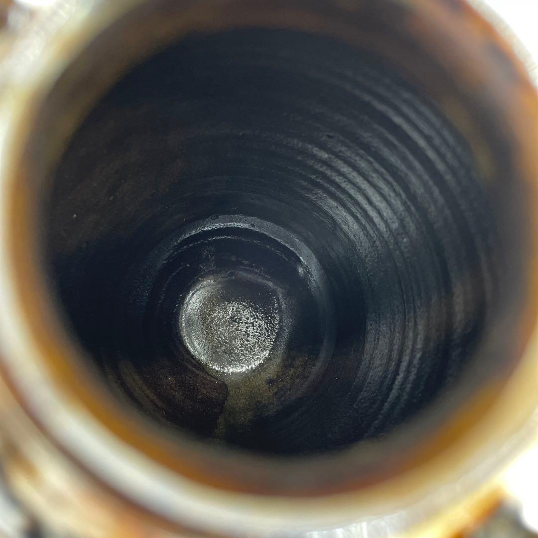 琉球壺屋窯　新垣勲　花瓶　やちむん  1