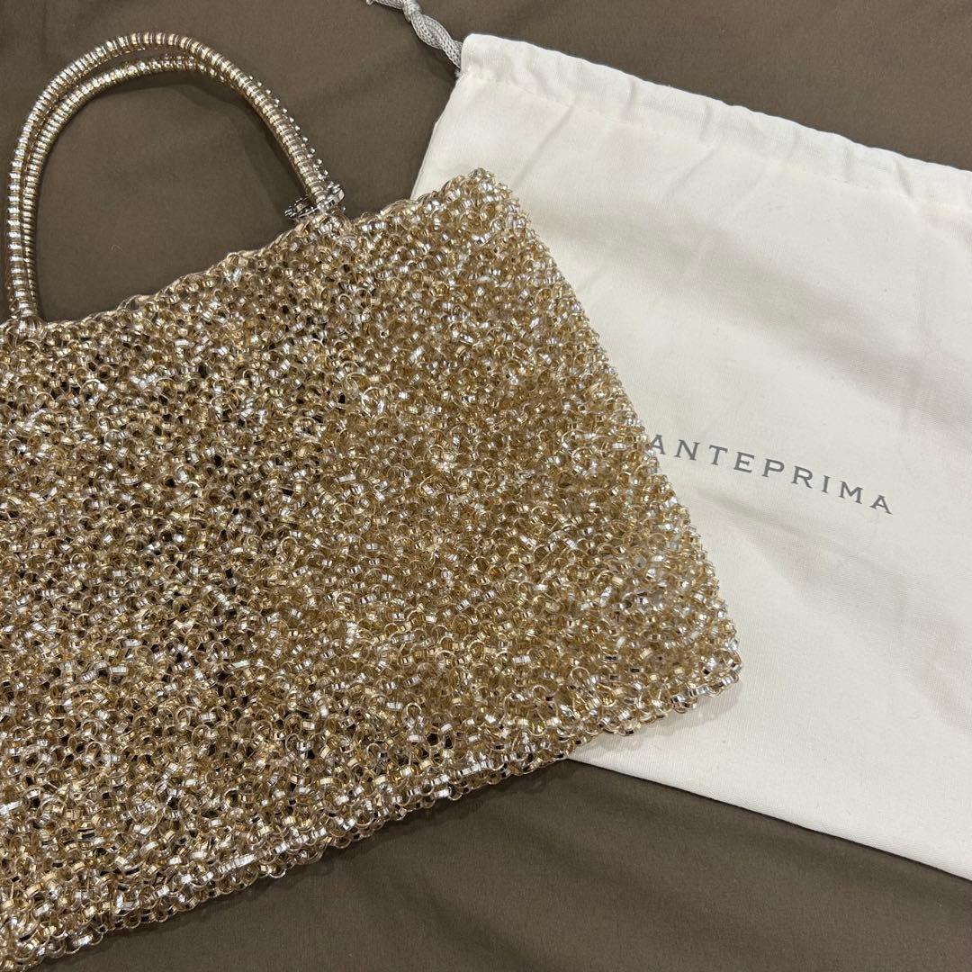 1度のみ使用 アンテプリマ スタンダードスクエアミディアム シルバーゴールド