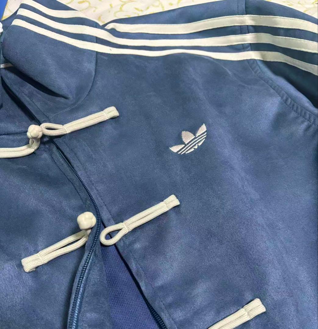 adidas アディダス 中国限定 巳年チャイナトラックジャケット ネイビーM
