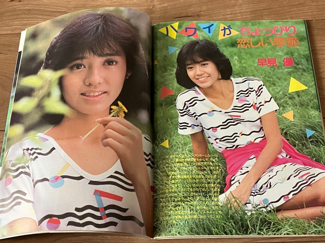 ☆ティーンアイドル83.7月号河合奈保子ビキニ水着少年隊錦織一清松田