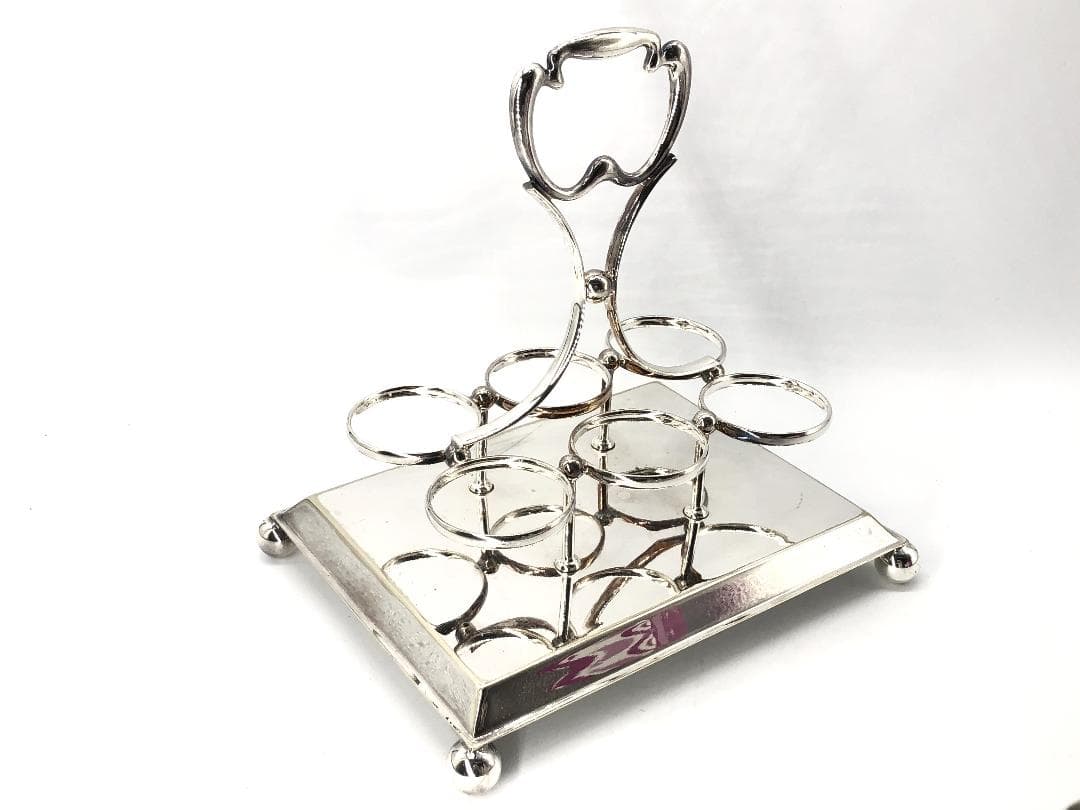 1900年ドイツ製 卓上セット 】 ガラス瓶/調味料ボトル