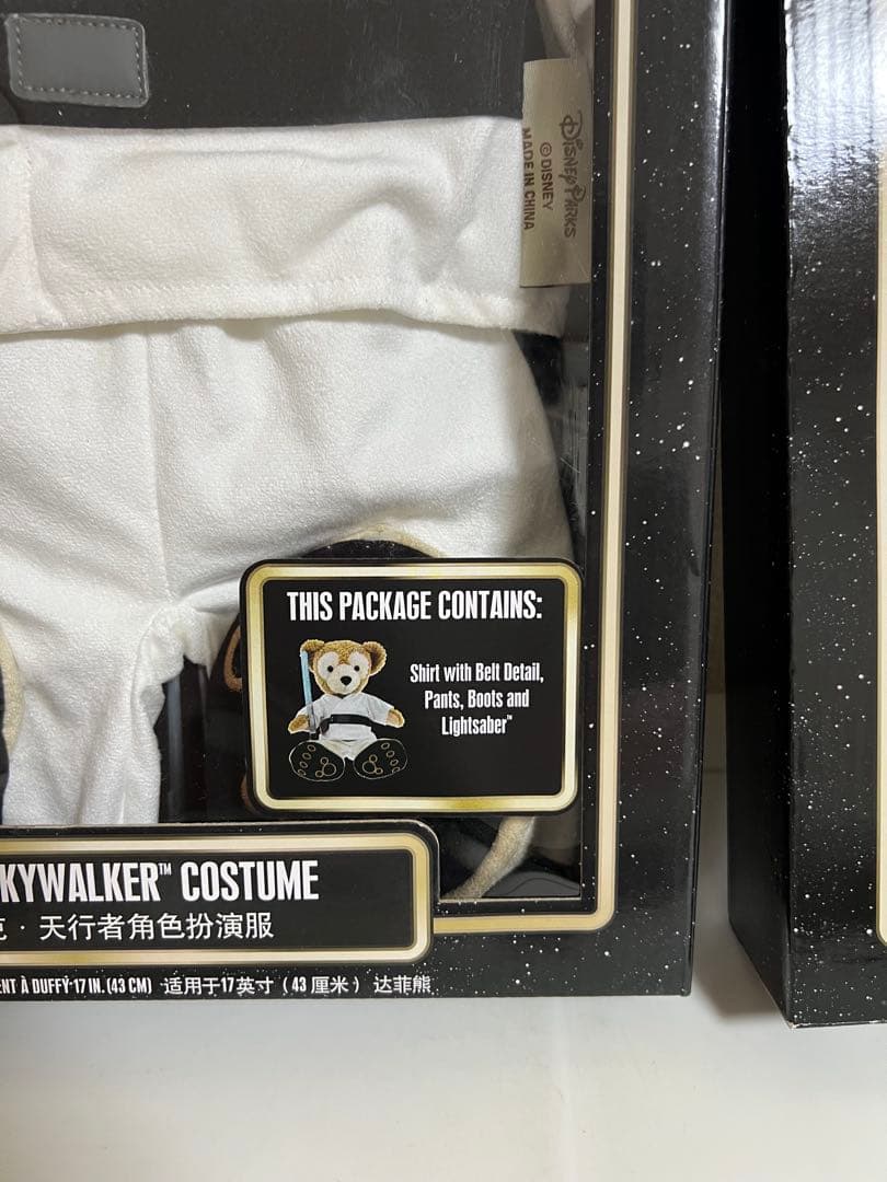 ダッフィー、シェリーメイコスチュームスターウォーズルークスカイウォーカー、レイア