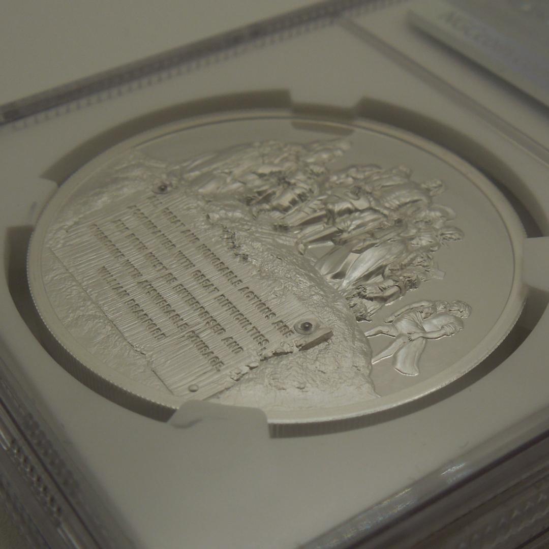 2020 クック諸島 メイフラワー号400周年 5ドル銀貨（NGC PL70）