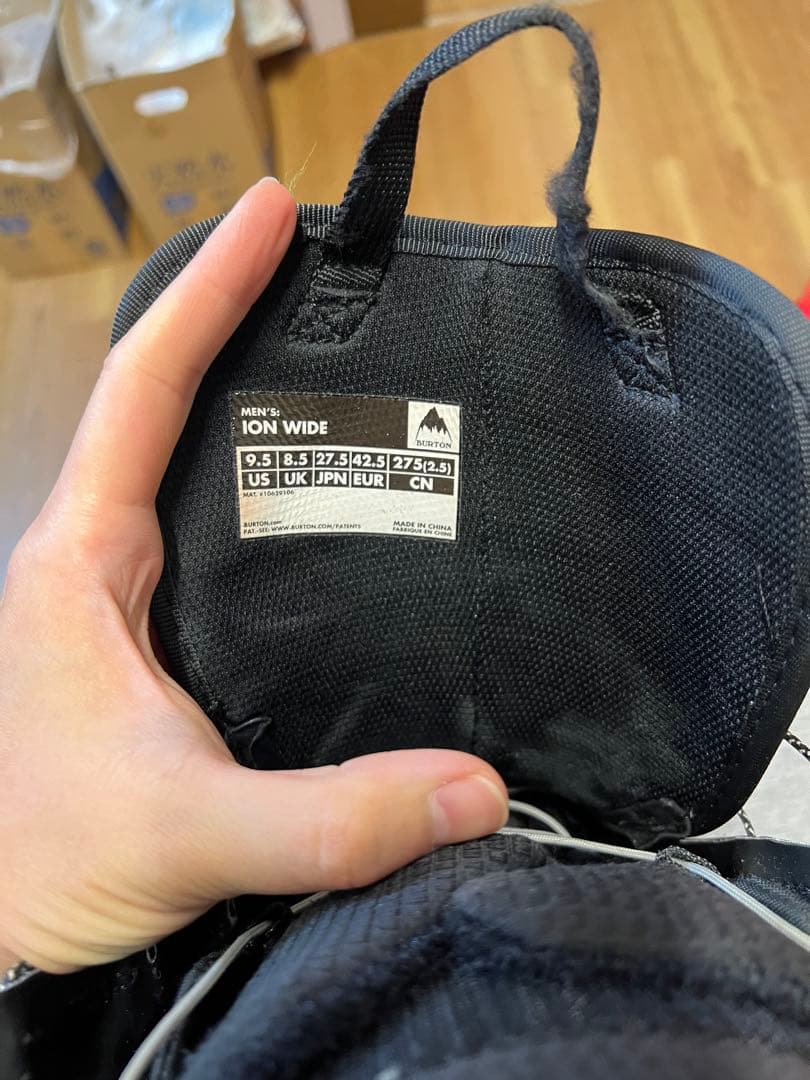 Burton ion Asian wide男子スノーブーツ