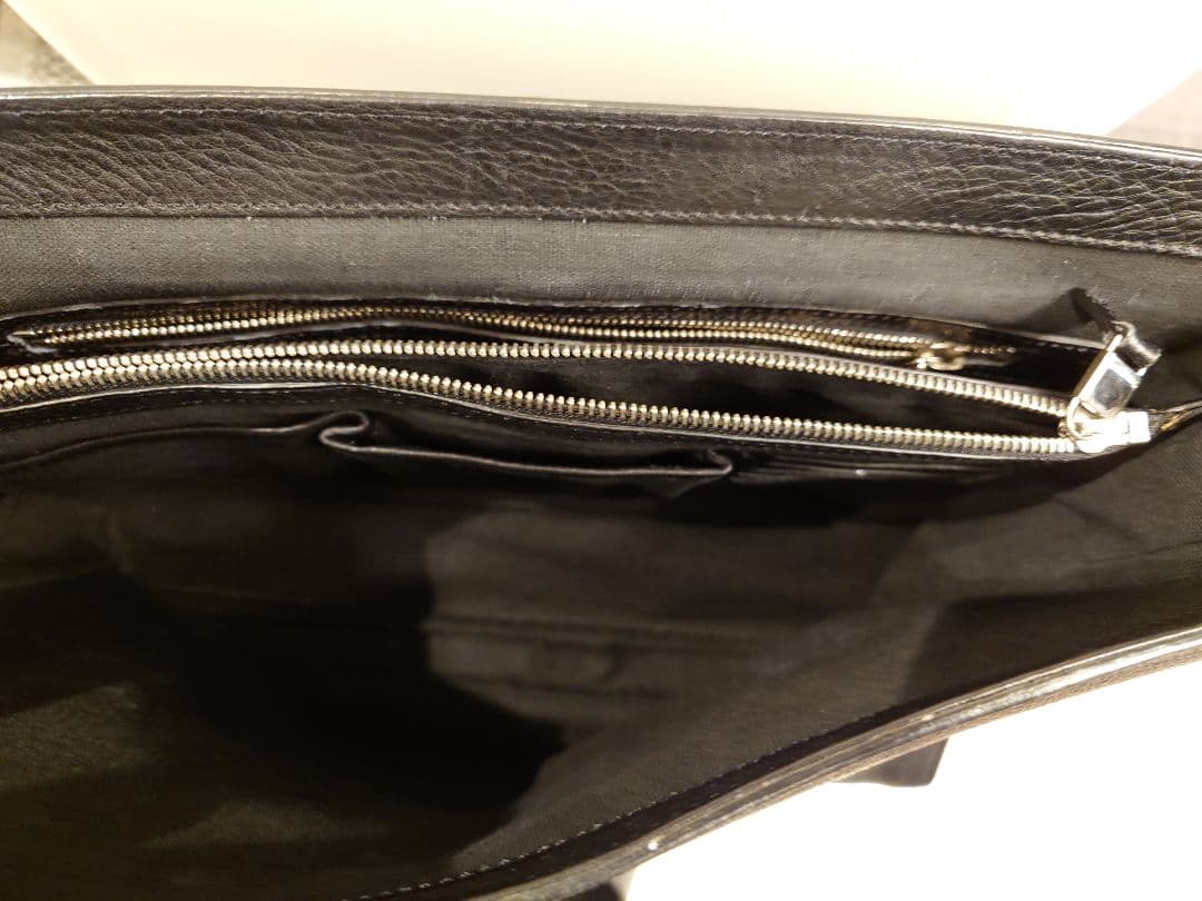 紫音様 Tiffany & Co. 黒 レザービジネスバッグ