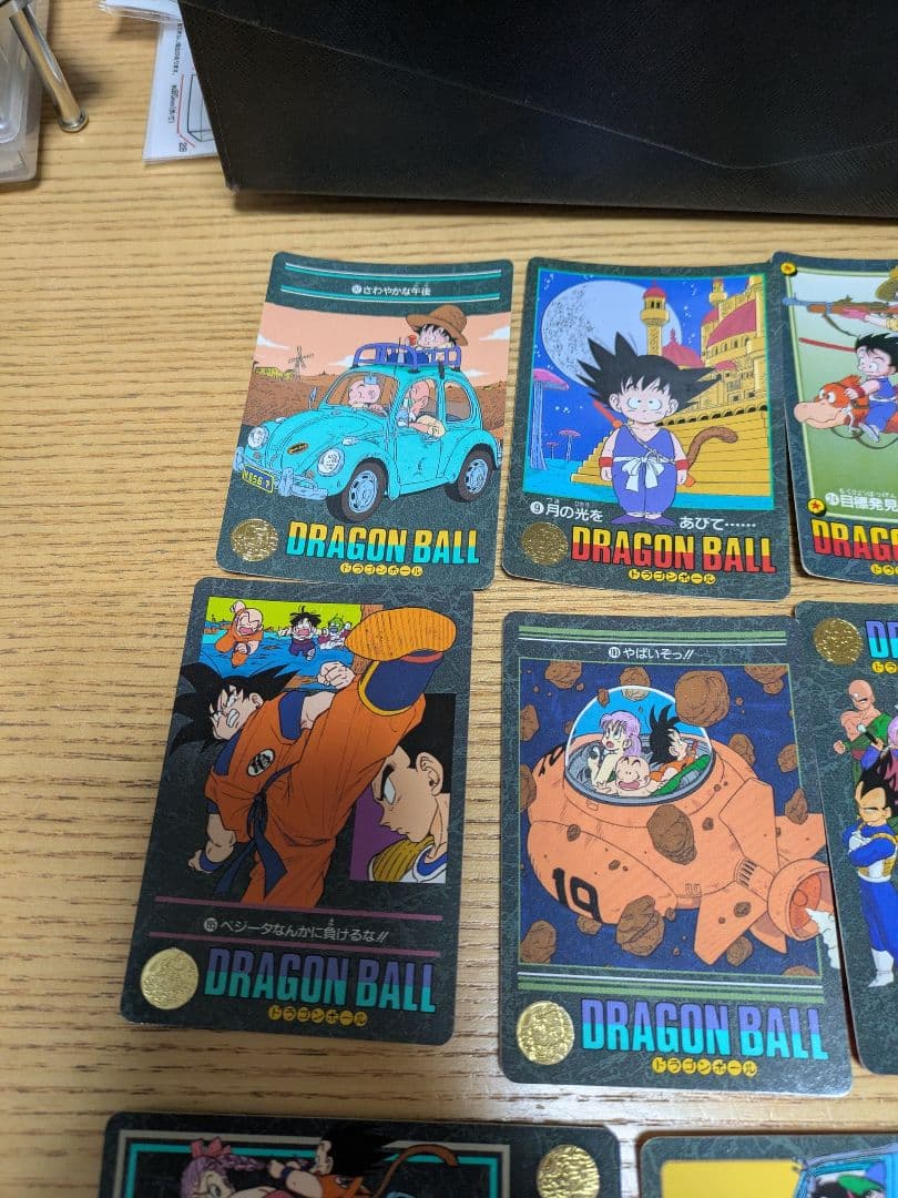 当時物ドラゴンボール ビジュアルアドベンチャーカード19種セット（キラ1枚有り）