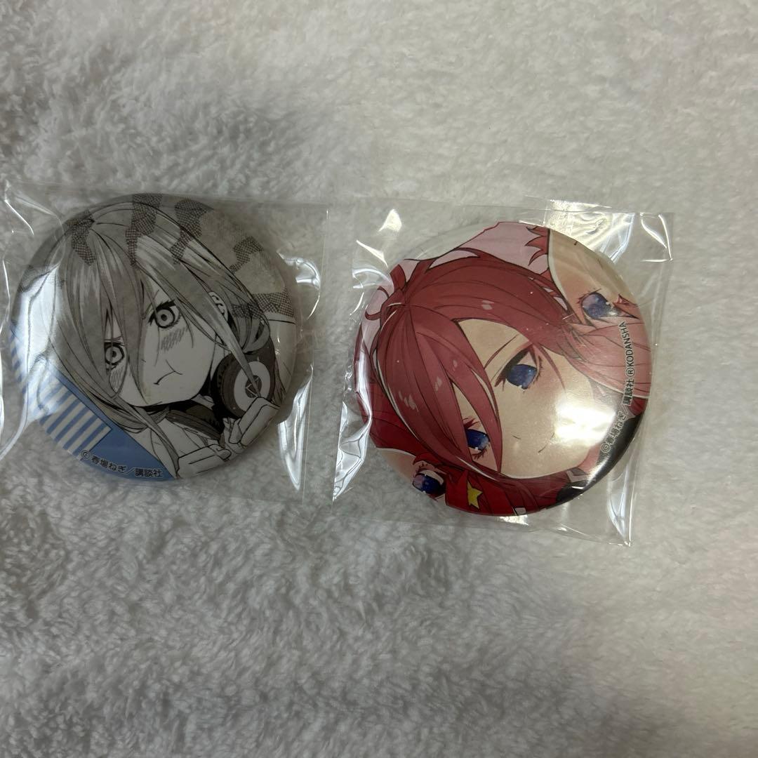 五等分の花嫁　中野三玖　缶バッジ　まとめ売り