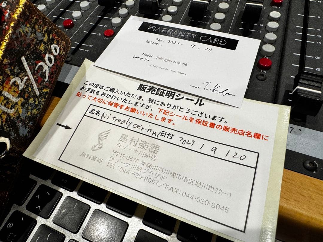 ギター KarDiaN Nitroglycerin M6