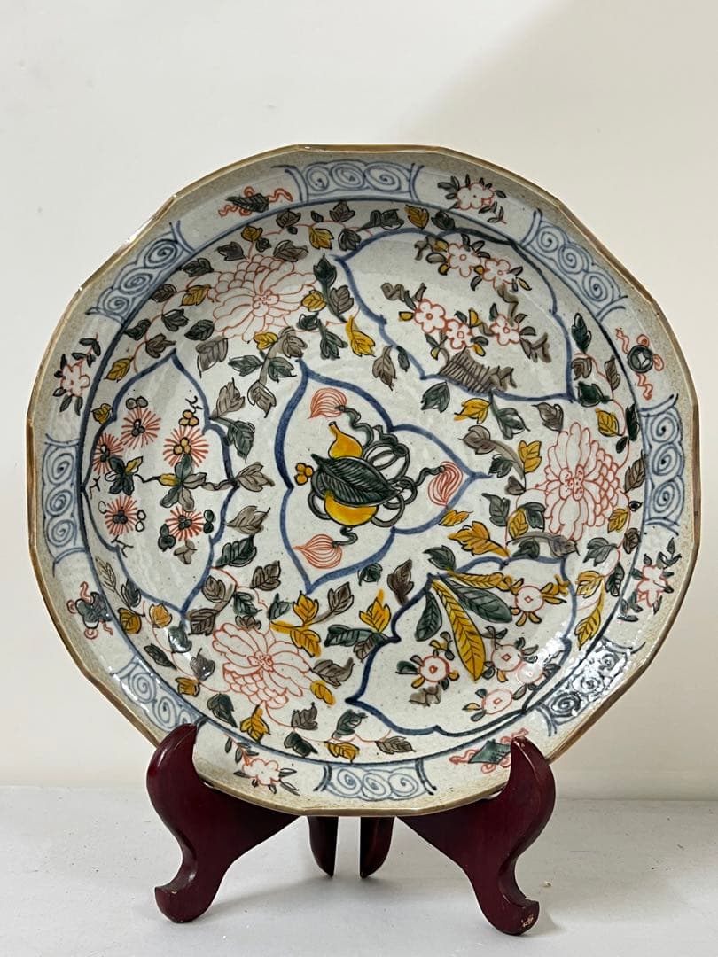 中国古美術 清時代釉裏紅龍文皿【天啟年製】在銘 F55-0