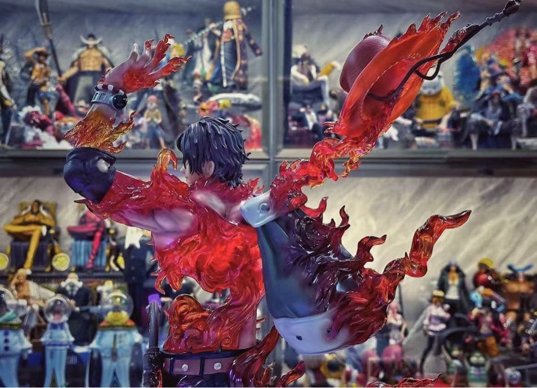 ワンピース ロー ガレージキット ガレキ スタチューX① ワンピース 火