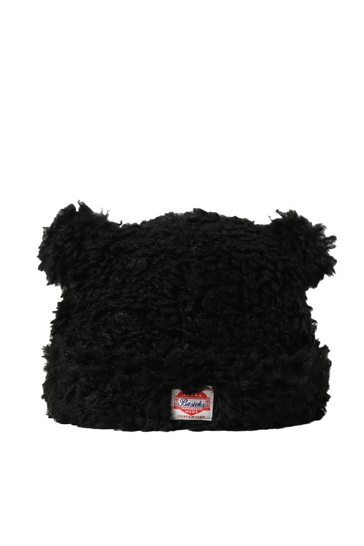 BASICKS BEAR BEANIE / BLK サイズM ベイシックス