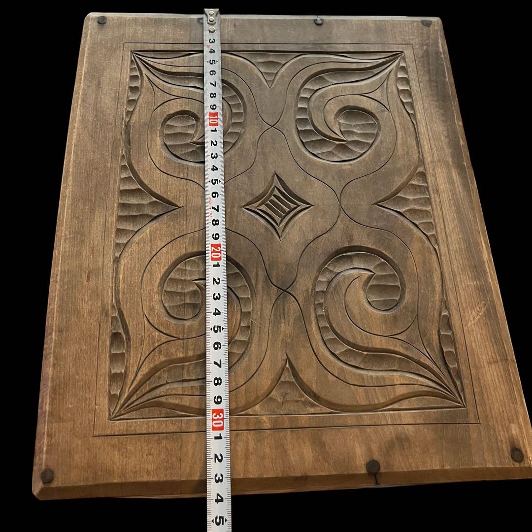 アイヌ 木彫り 小引き出し 小物 木製 引き出し チェスト ビンテージ