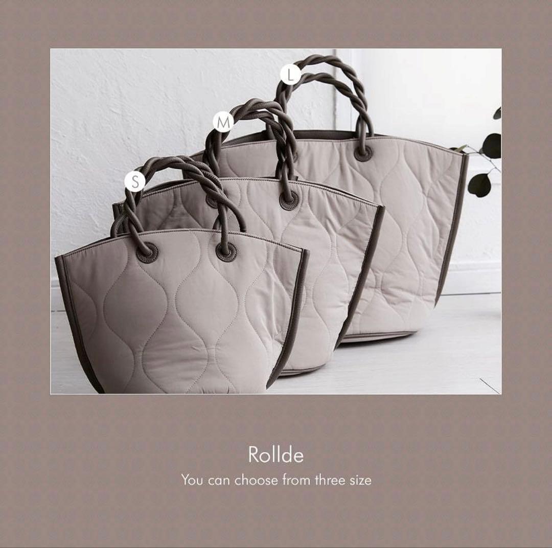 ヘイニ　HAYNI トートバッグ ツイストハンドル A4 グレージュ ロルデ　M