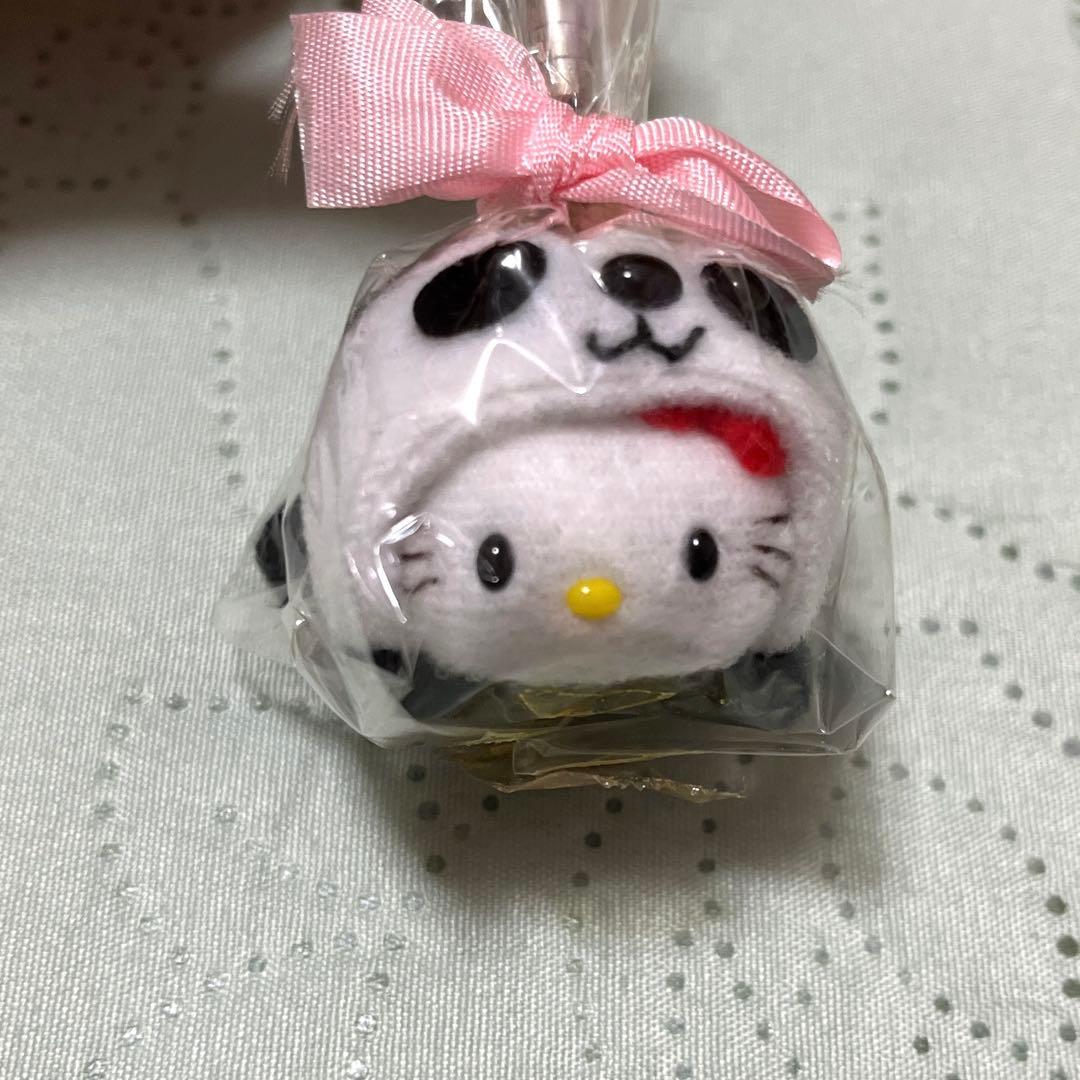 Hello kitty ストラップ(被り物キティ クリーナーストラップ)3個