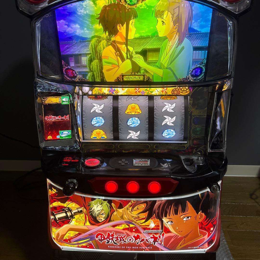 【送料込】甲鉄城のカバネリ スロット 【即購入可】【些細なことでも質問可】 甲鉄城のカバネリ「全員集合パネル」実機 安心セット メダル500枚+ドル