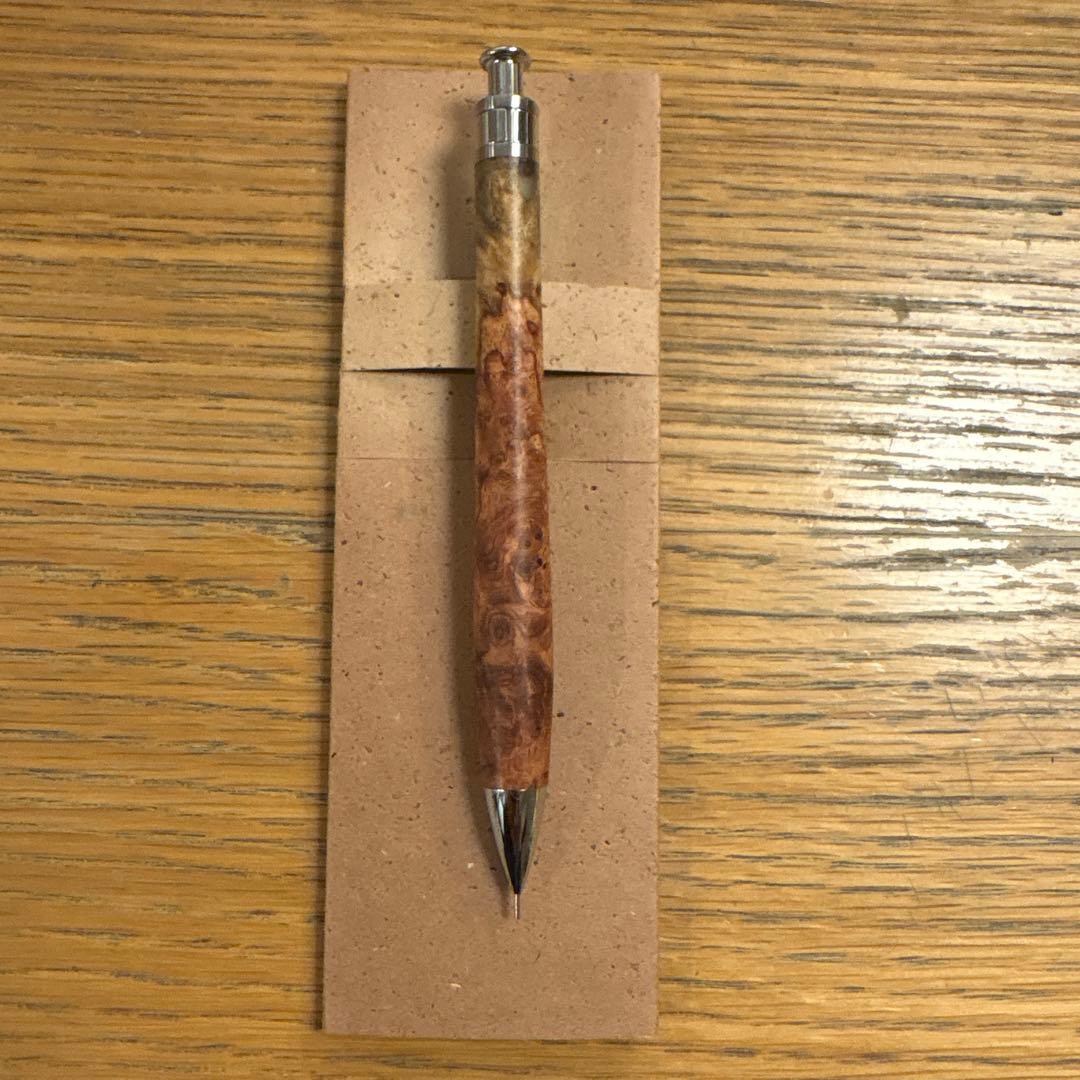工房楔　花梨紅白　シャーペン