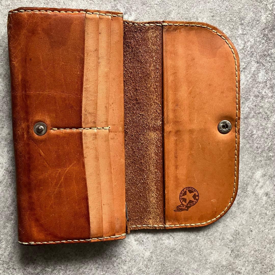 ラッキージョン　長財布　ターコイズ