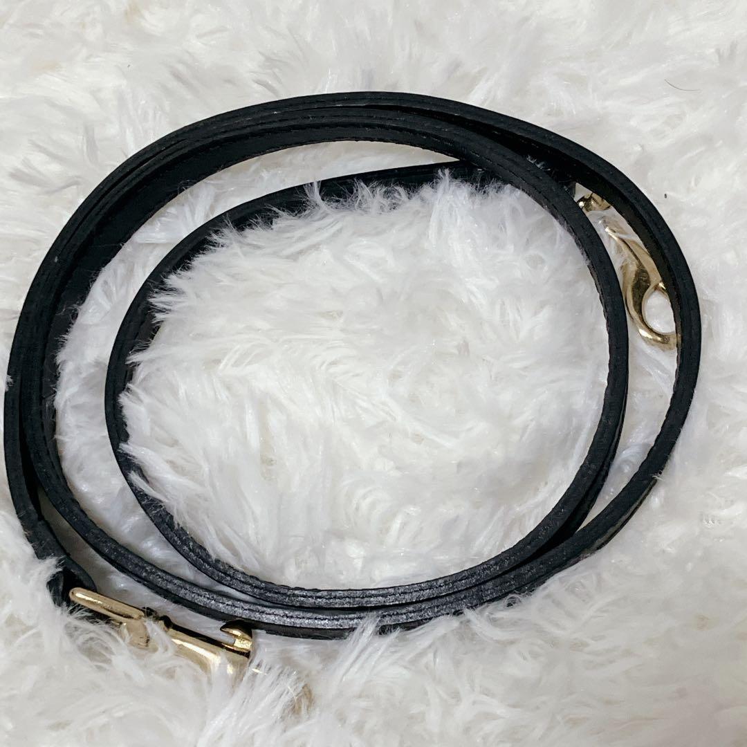 ミミベリー へべ 2way ショルダーバッグ レザー ブラック ターンロック