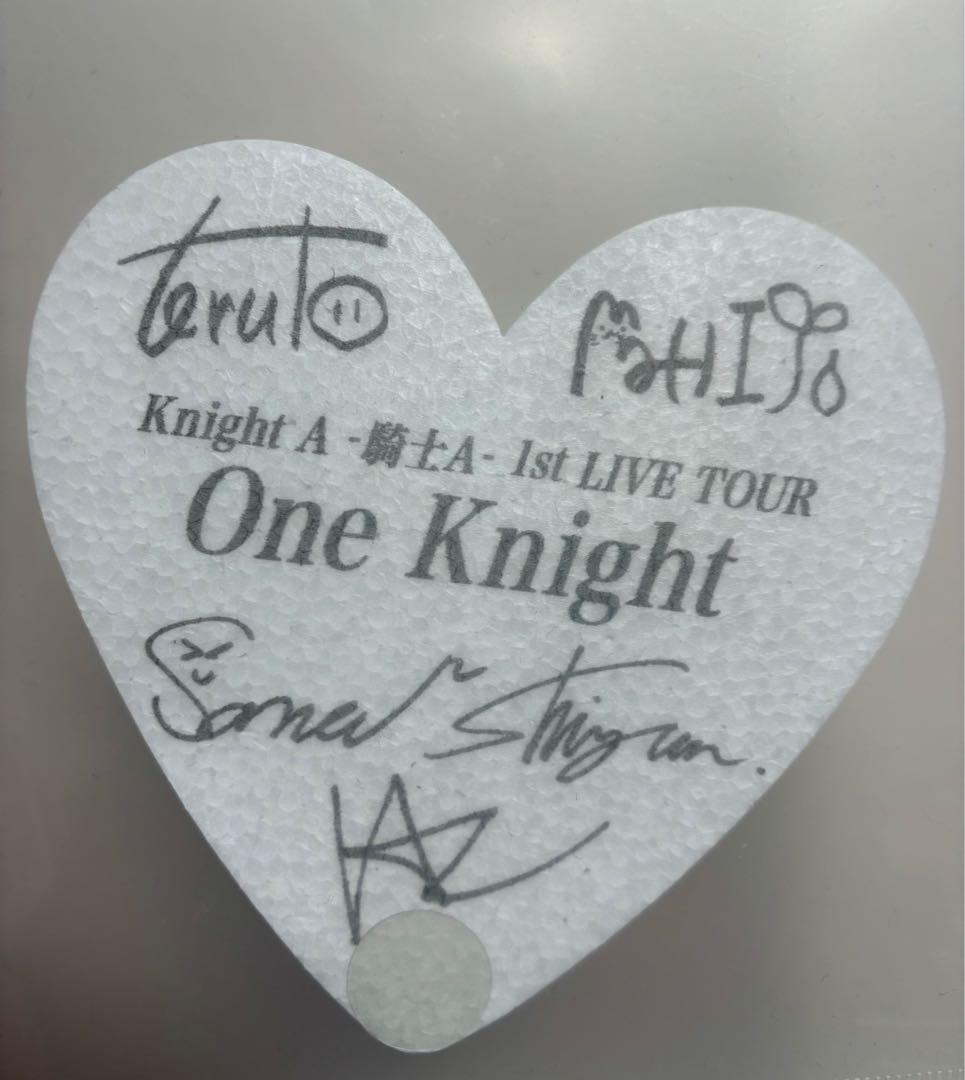 Knight A One Knight ハート型サイン Knight A One Knight ハート型サイン Knight A One Knight ハート型
