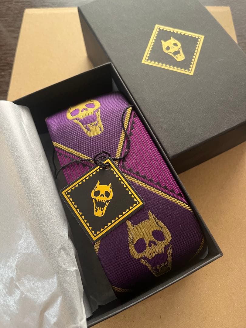 ジョジョの奇妙な冒険 吉良吉影 ネクタイ パープルプレミアムバンダイ