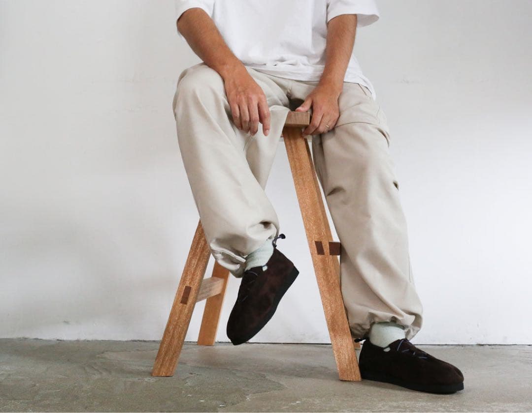 AURALEE スエードコードシューズ