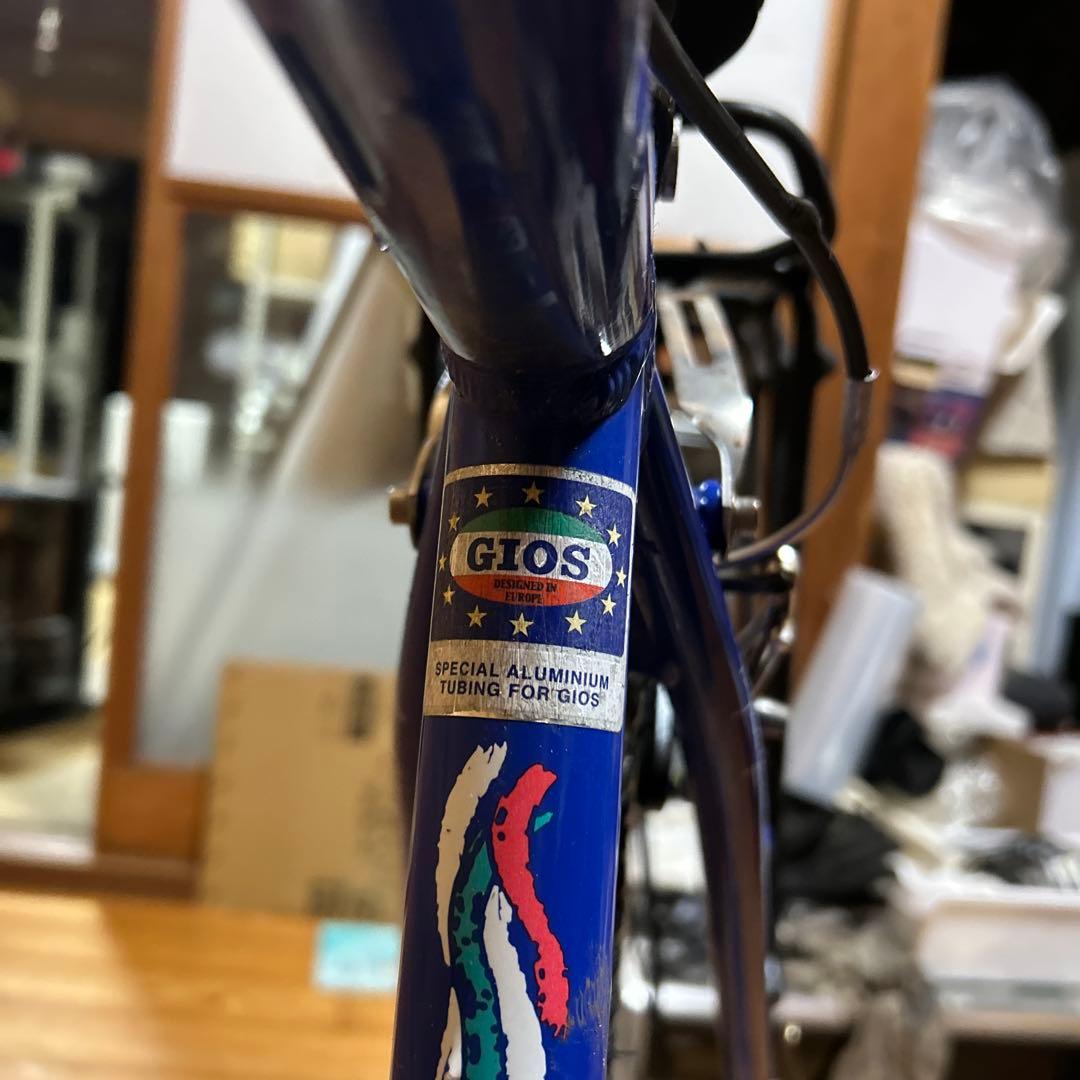 GIOS PURE 青 リアキャリア付き 手渡し大歓迎！千葉県