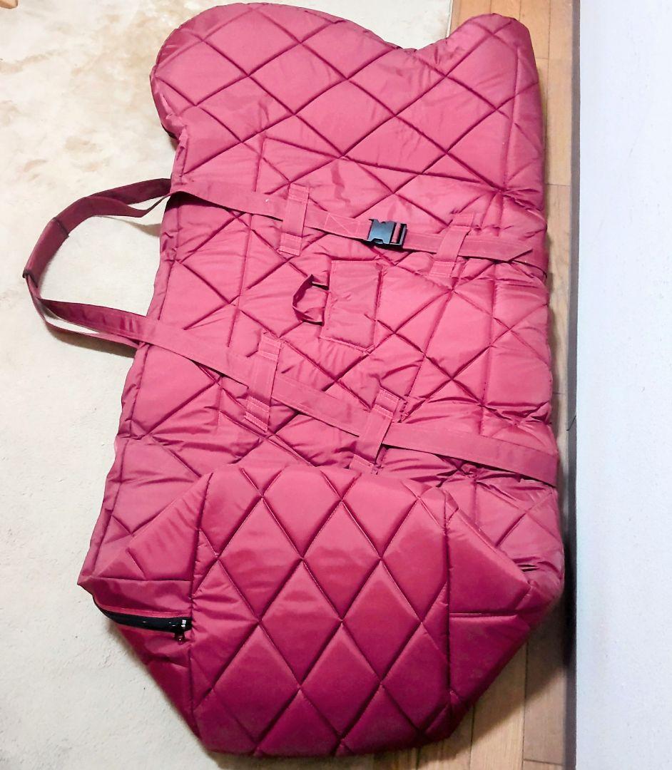 【美品】ハープケース　青山ハープ　ノンペダル140タイプ用　ピンク　キルティング