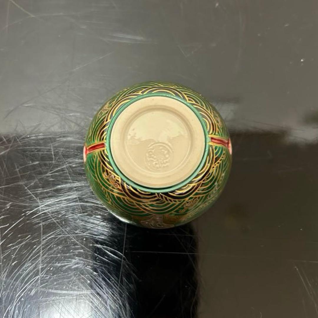 翠嵐 青交趾鈴香合 茶道具懐石茶箱鵬雲斎坐忘斎淡々斎