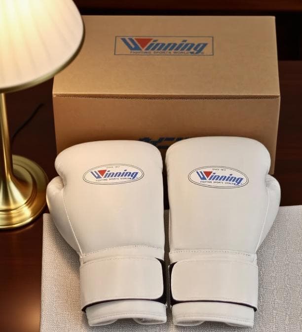 Winning ボクシンググローブ MS-300 ホワイト ウイニング(WINNING
