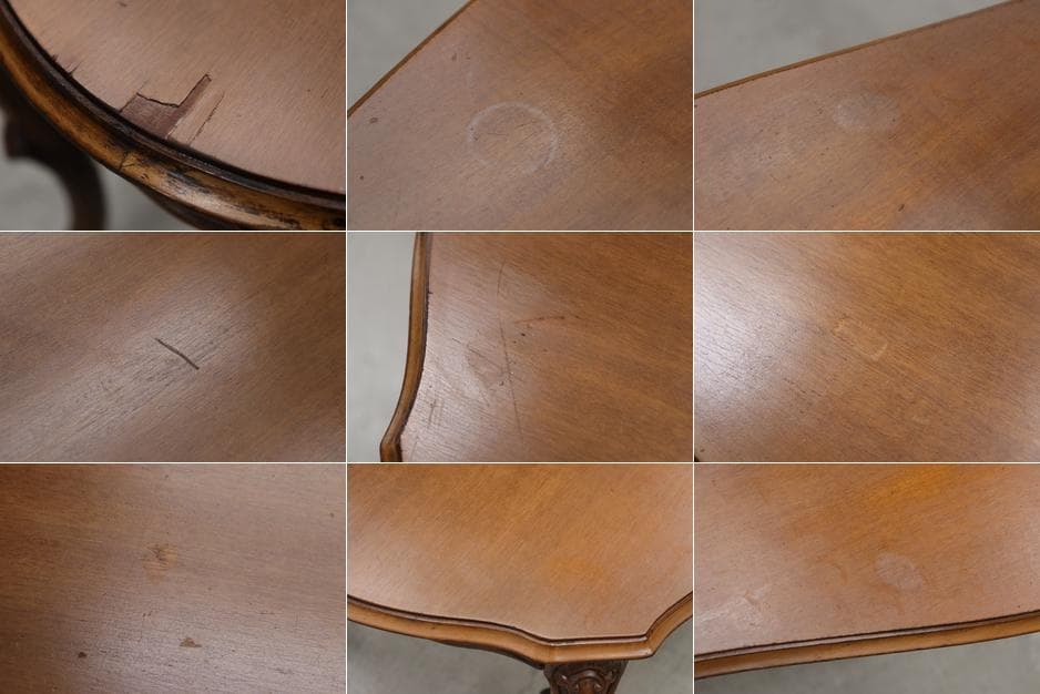 ヴィンテージ クラシカル オーバル センターテーブル サイドテーブル 1