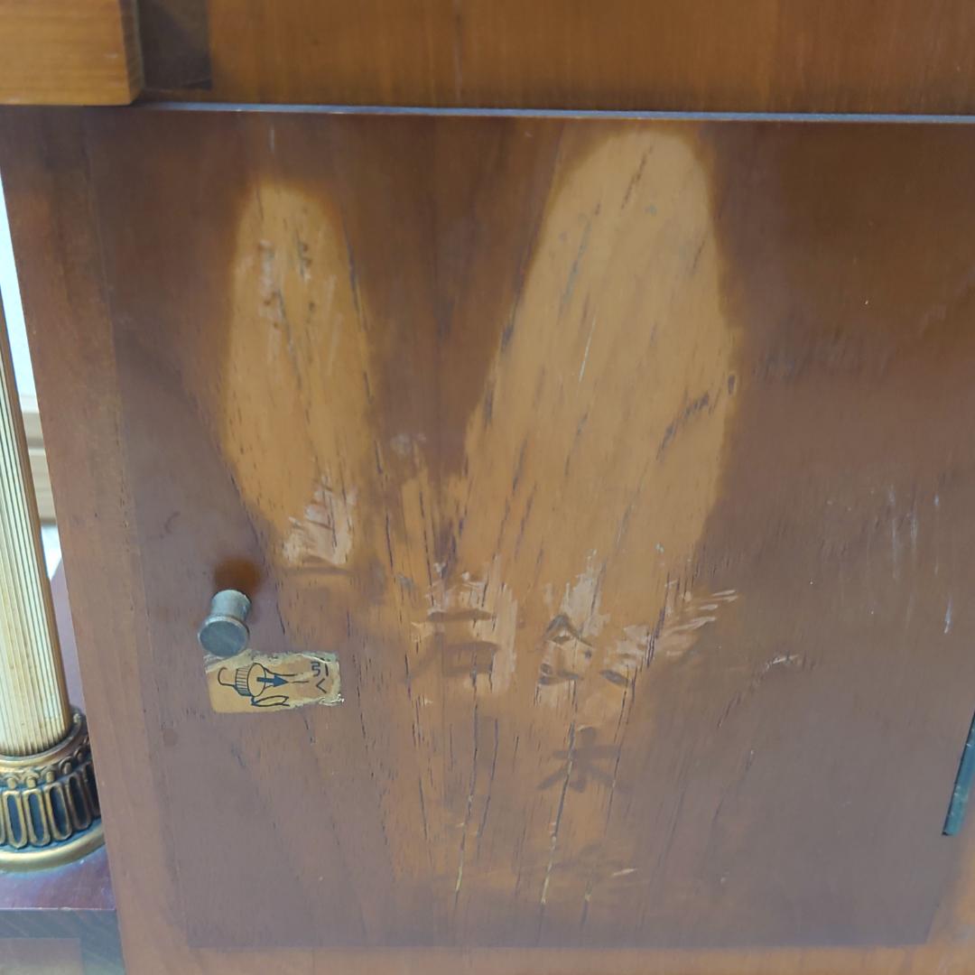 難あり】 シチズン 水晶時計 リズムクォーツ 大型 置時計 44×35cm