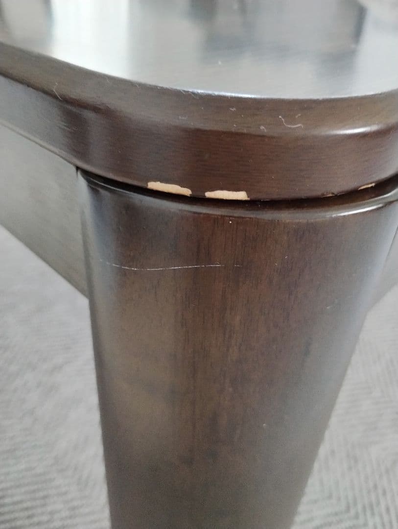 KIRA様専用【値下げ中】木製ダークブラウン長方形こたつ ニトリ - メルカリ