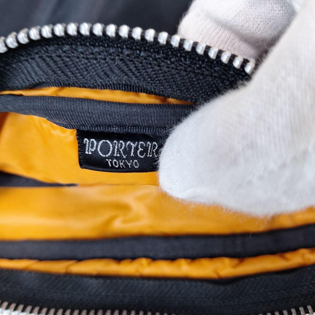 PORTER 2層式　タンカー ショルダーバッグ 男女兼用　ブラック　Sサイズ