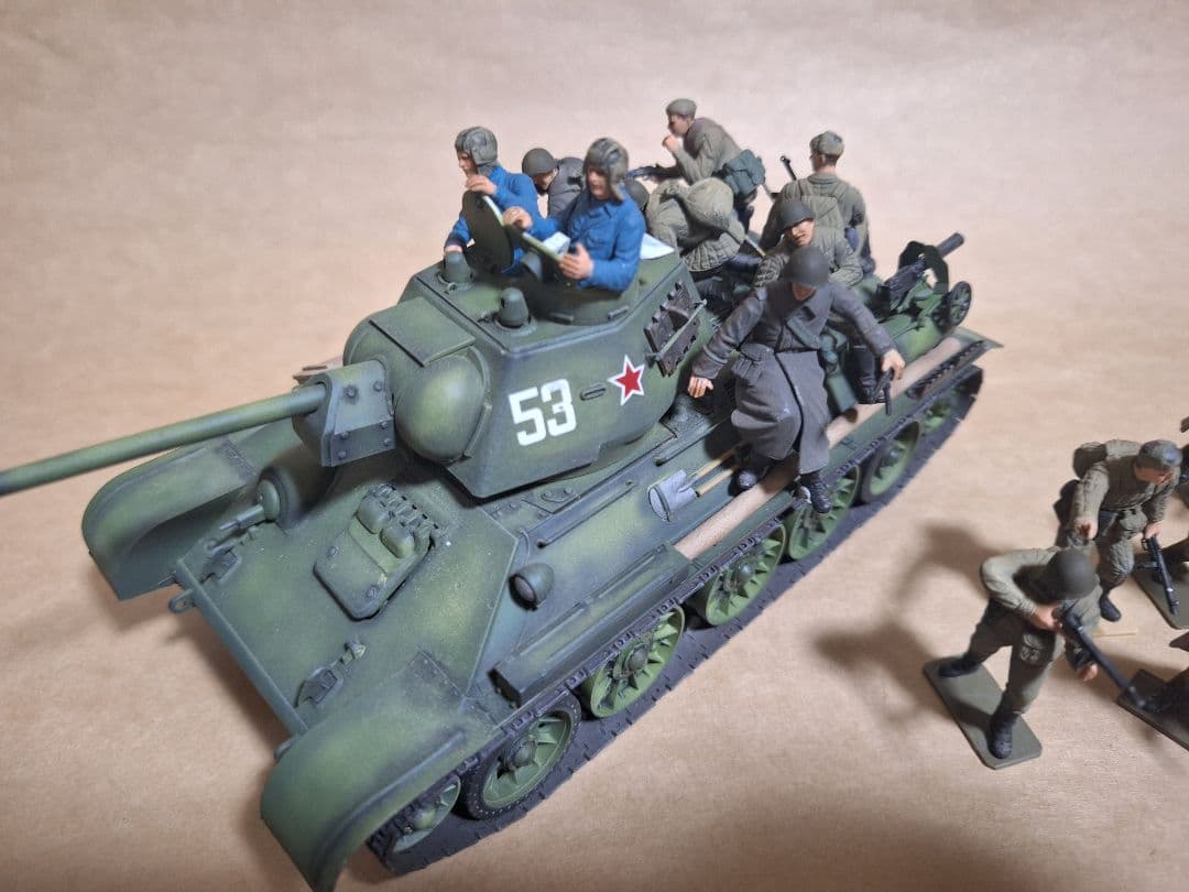 ソビエト T34/76戦車1943年型 自走砲 SU-76M 1/35