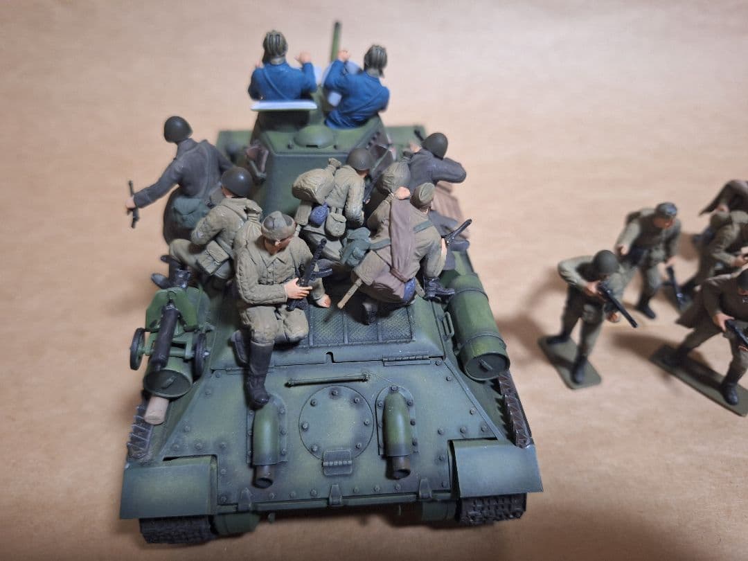 ソビエト T34/76戦車1943年型 自走砲 SU-76M 1/35