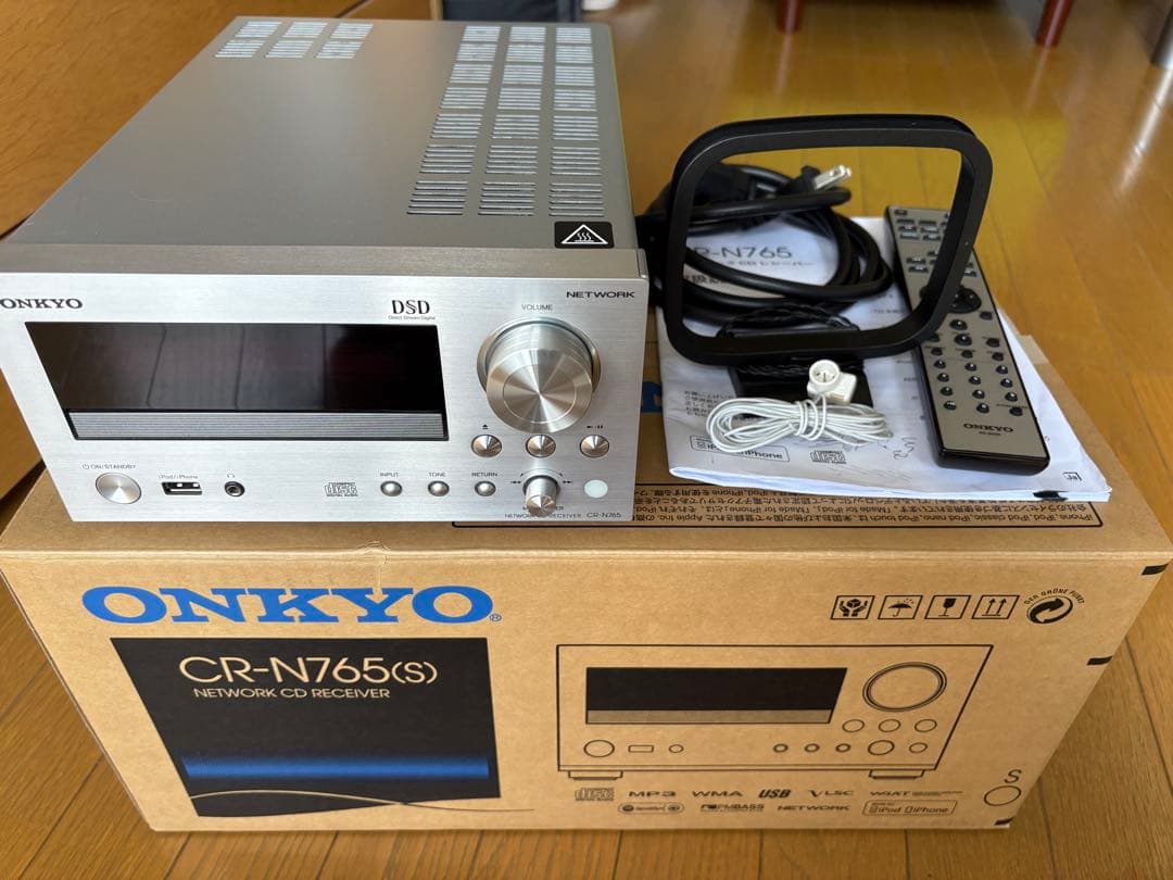 美品】ONKYO CR-N765(S) ネットワークCDレシーバー